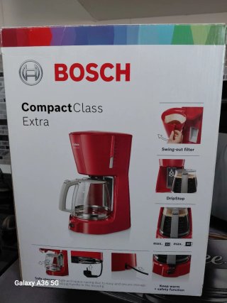 Cafetera Bosch CompactClass Extra Roja