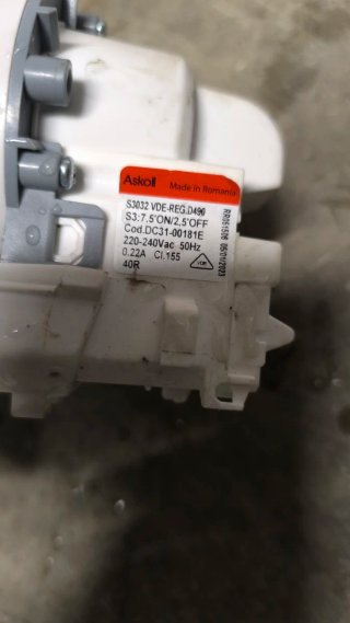 Bomba desagüe lavadora Samsung