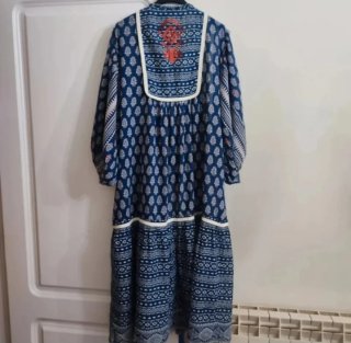 Kimono Zara estampado bordado talla única