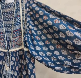 Kimono Zara estampado bordado talla única
