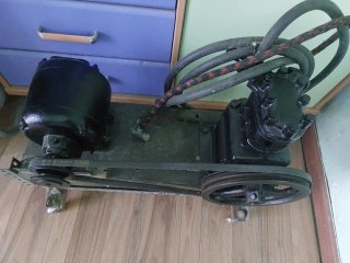 Antiguo hinchador de ruedas