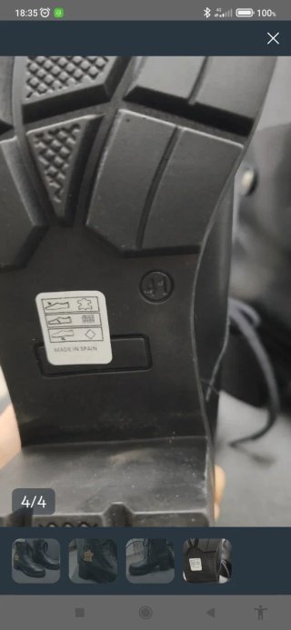 Chollo Botines de cuero negro talla 41 a estrenar
