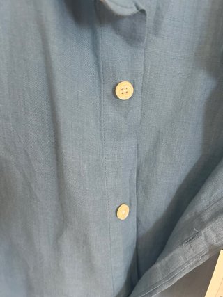 Camisa Emilio Tucci Azul Talla XL con etiqueta