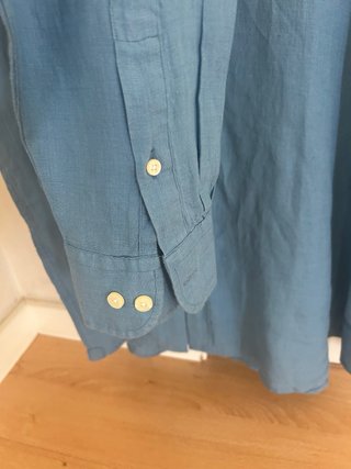 Camisa Emilio Tucci Azul Talla XL con etiqueta