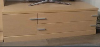 Mueble TV madera y metal