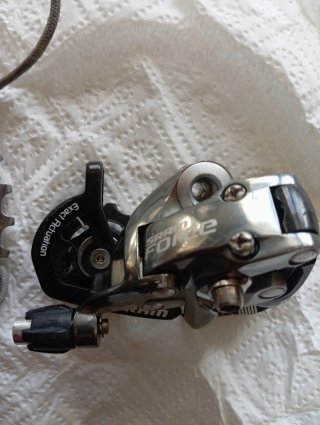 Cambio trasero Sram Force 2x10v.Cassette y cadena.