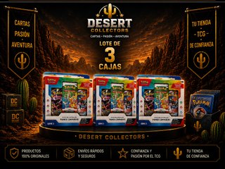 3x Pokémon Colección Primer Compañero