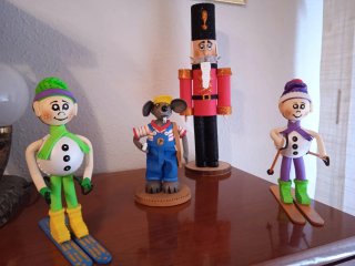 Muñecos artesanales...Estamos Burgos.Se hacen pedi