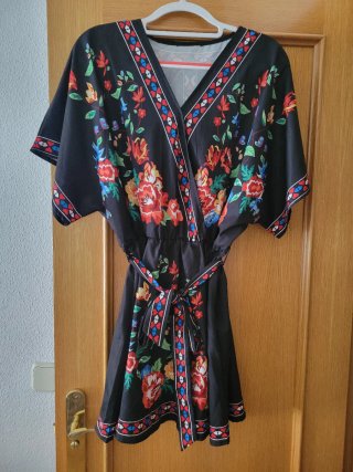 Vestido XXL estampado