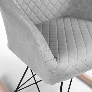 Sillón Silla Mecedora Relax base Deslizante Escand