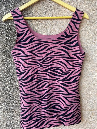 Camiseta Tezenis Animal Print Rosa Talla L