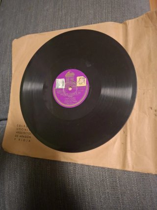Disco gramófono Tango Celia Gámez 1931