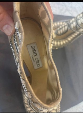 Botines Jimmy Choo Beige Talla 39