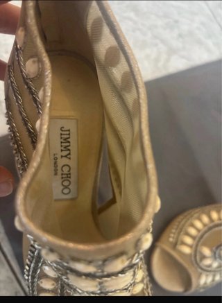 Botines Jimmy Choo Beige Talla 39