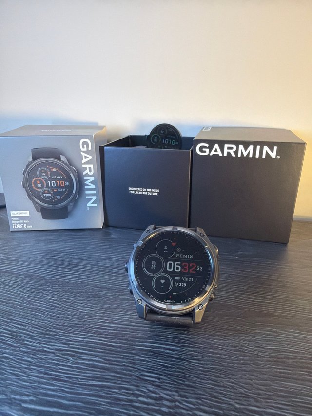 Garmin Fenix 8 51mm Solar Zafiro