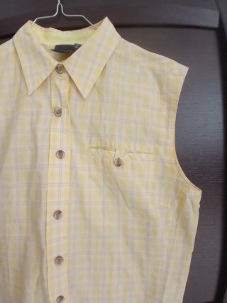 Camicia donna maniche corte a quadri