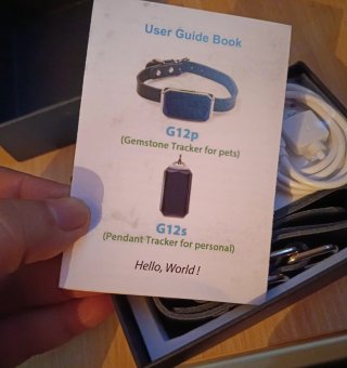 Tesoro GPS Tracker Mini G12P Perros Gatos