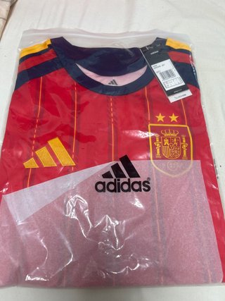 Camiseta España Adidas Roja 2 Estrellas