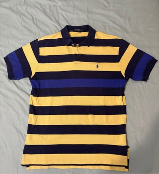 Polo Ralph Lauren Rayas Azul y Amarillo