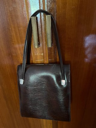 Bolso de hombro vintage marrón