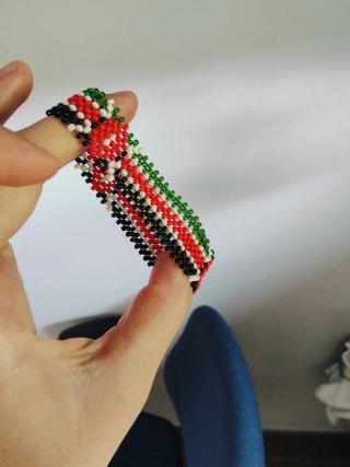 Pulsera artesanal de Kenia