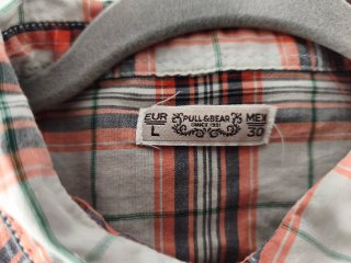 Camisa cuadros manga corta