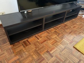 Móvel TV madeira escuro