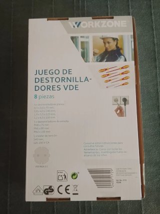 Juego 8 Destornilladores Aislados 1000V