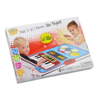 Tappeto Musicale Da Pavimento O Tavolo 70x45cm Mus