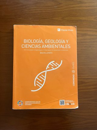 Biologia, Geologia y C. A 1° Bachillerato