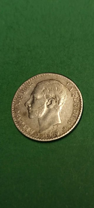 Alfonso XII 1885 *86.