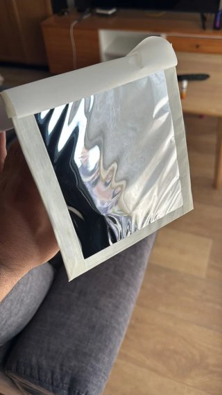 Lámina de plata para manualidades