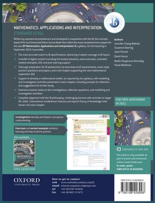Mathematics Applications and Interpretation SL