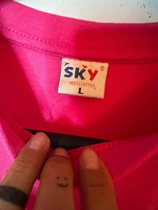 T-shirt rosa taglia L
