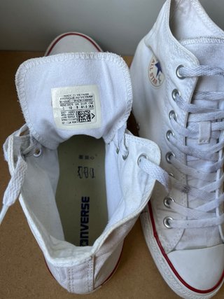 Converse Blancas Talla 41.5