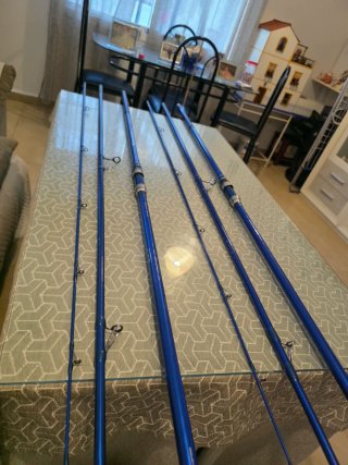 Dos  caña de pescar Surf Leader 450 euros cada uni