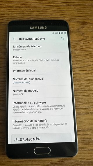 Samsung Galaxy A5 Negro