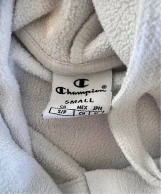 Sudadera Champion Vintage Talla S Blanca