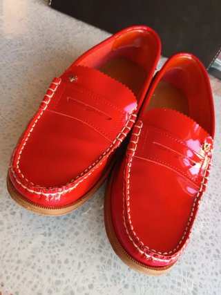 Zapatos charol Martinelli rojos T.40