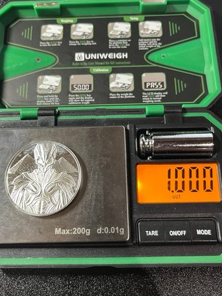 Moneda Plata Alien Samoa 2015 1 Onza