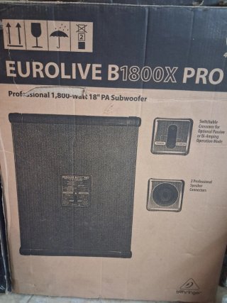 Subwoofer Behringer B1800X PRO 1800W