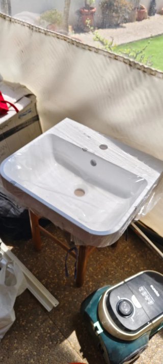 Lavabo de cerámica blanco Ikea