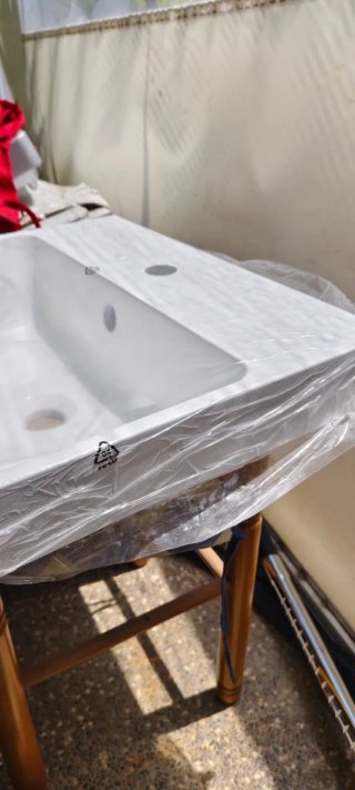 Lavabo de cerámica blanco Ikea
