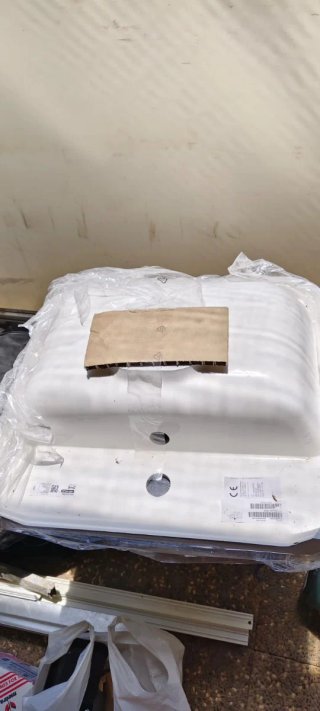 Lavabo de cerámica blanco Ikea