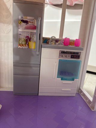Casa Barbie Rosa y Blanca