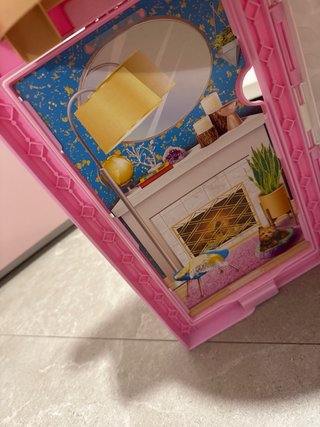 Casa Barbie Rosa y Blanca