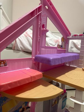 Casa Barbie Rosa y Blanca