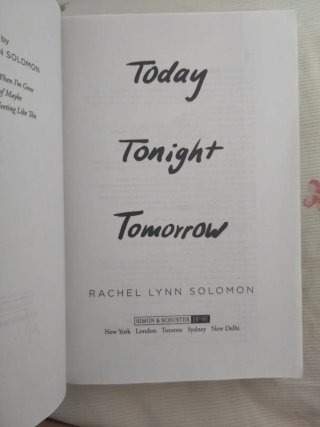 Today Tonight Tomorrow