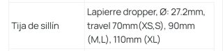 Llanta y tija de Bicicleta Lapierre Croshill 5.0