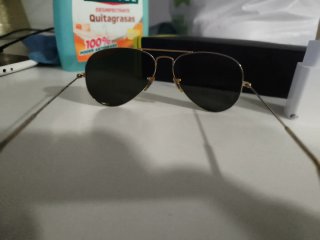 Gafas Ray-Ban Aviator Originales Doradas Negras